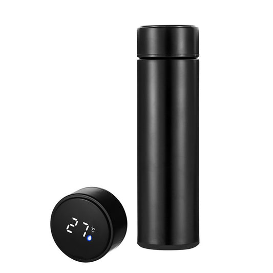 Stainless Steel Thermos Bottle with Digital Temperature Display