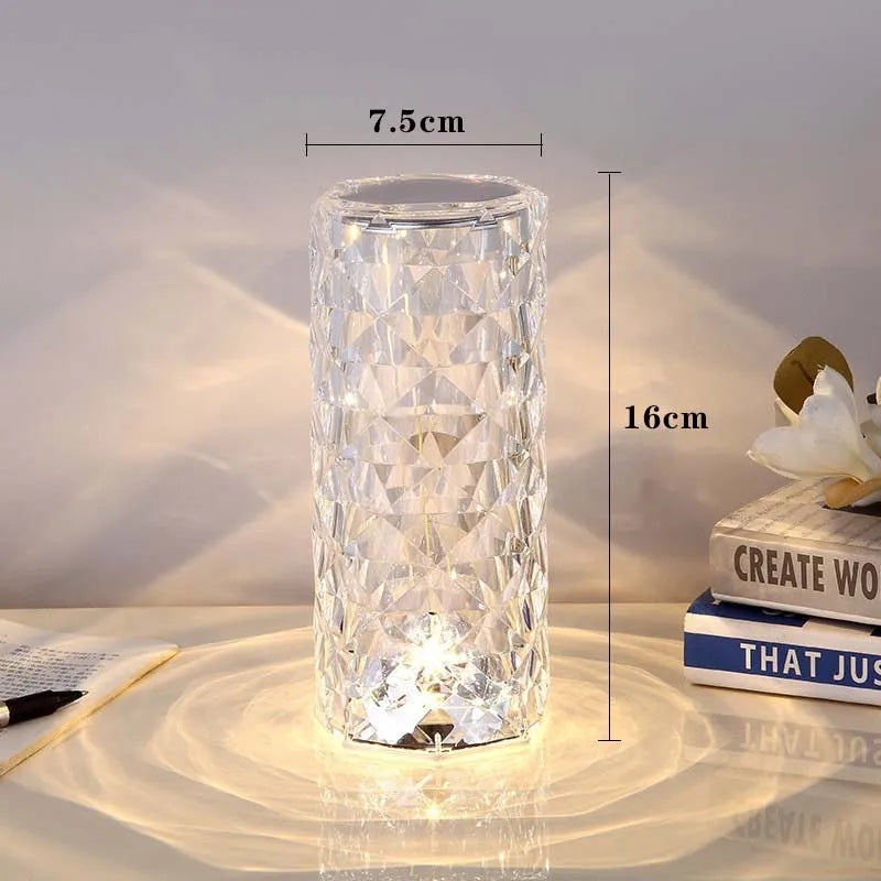 3/16 LED Crystal Table Light Projector