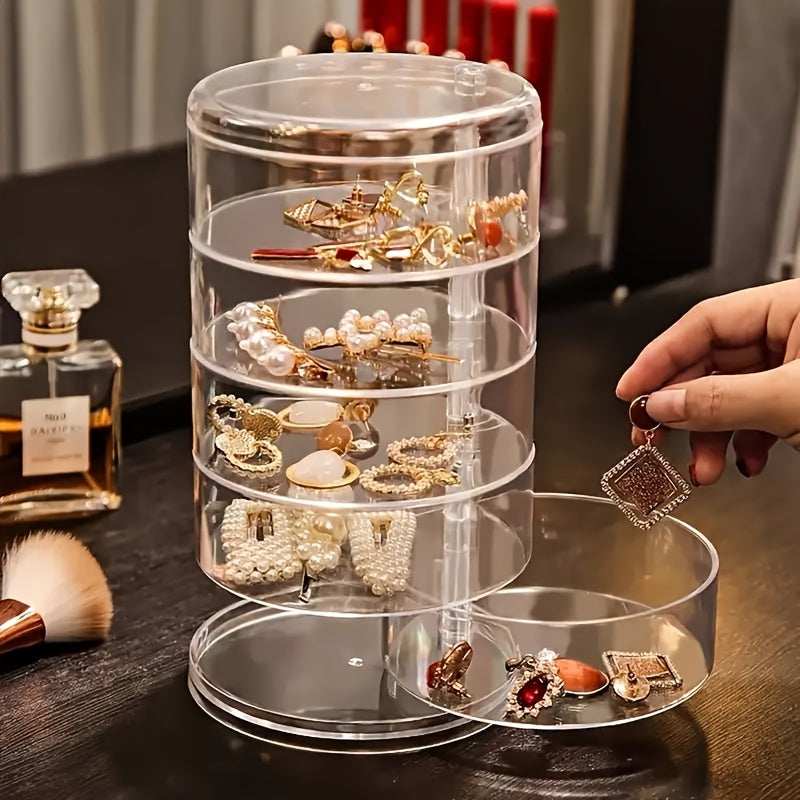 5 Layer Rotating Jewelry Storage Rack